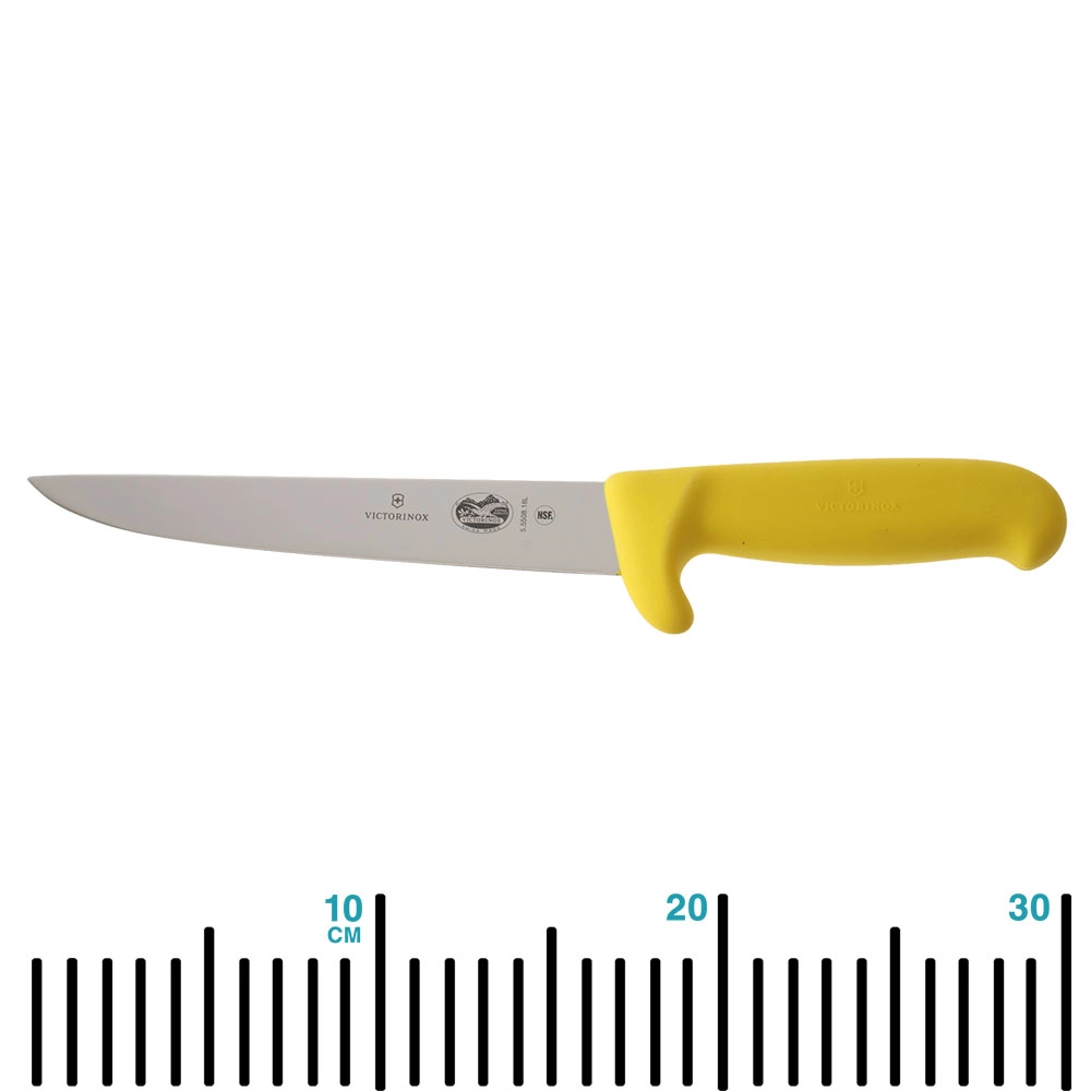 Victorinox Fibrox Boning and Sticking Knife Yellow Handle 18cm Victorinox Fibrox Boning and Sticking Knife Yellow Handle 18cm