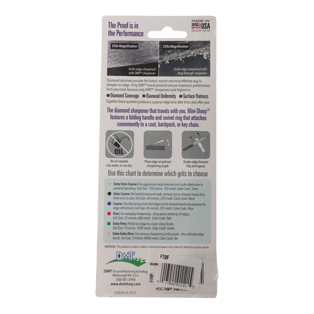 DMT Diamond Mini Sharpener Fine Grit