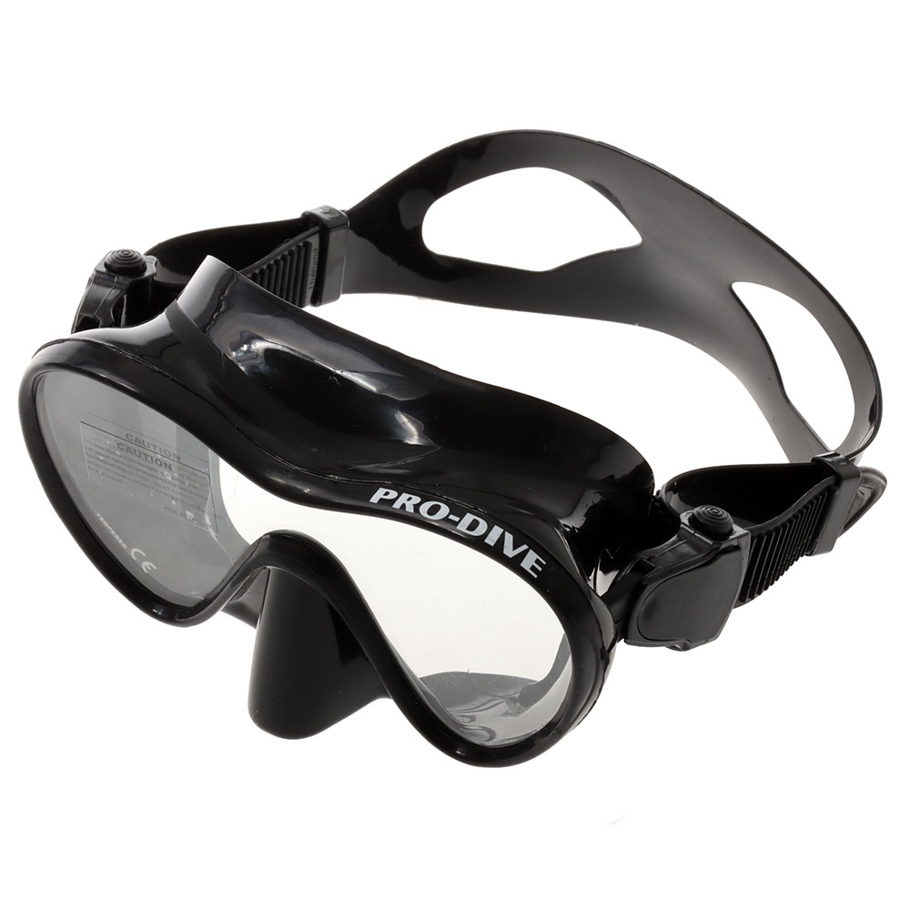Pro-Dive Touch Frameless Dive Mask Black