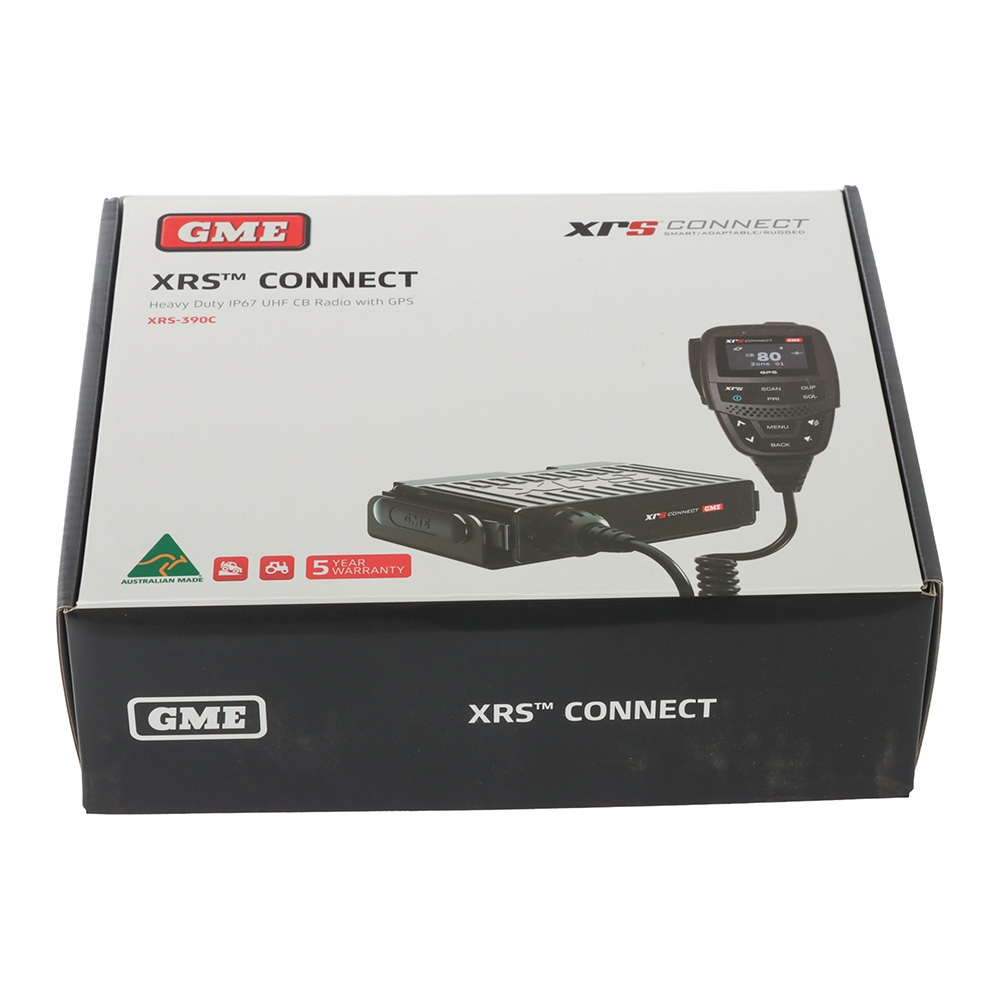 GME XRS-390C Connect UHF CB Radio IP67 UHF CB Radio with Bluetooth and GPS
