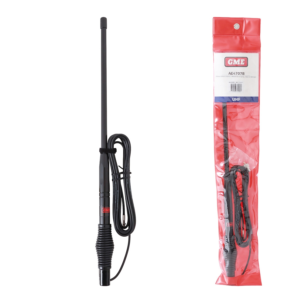 GME AE4707B Medium Duty Radome Antenna Black 595mm 2.1dBi Gain