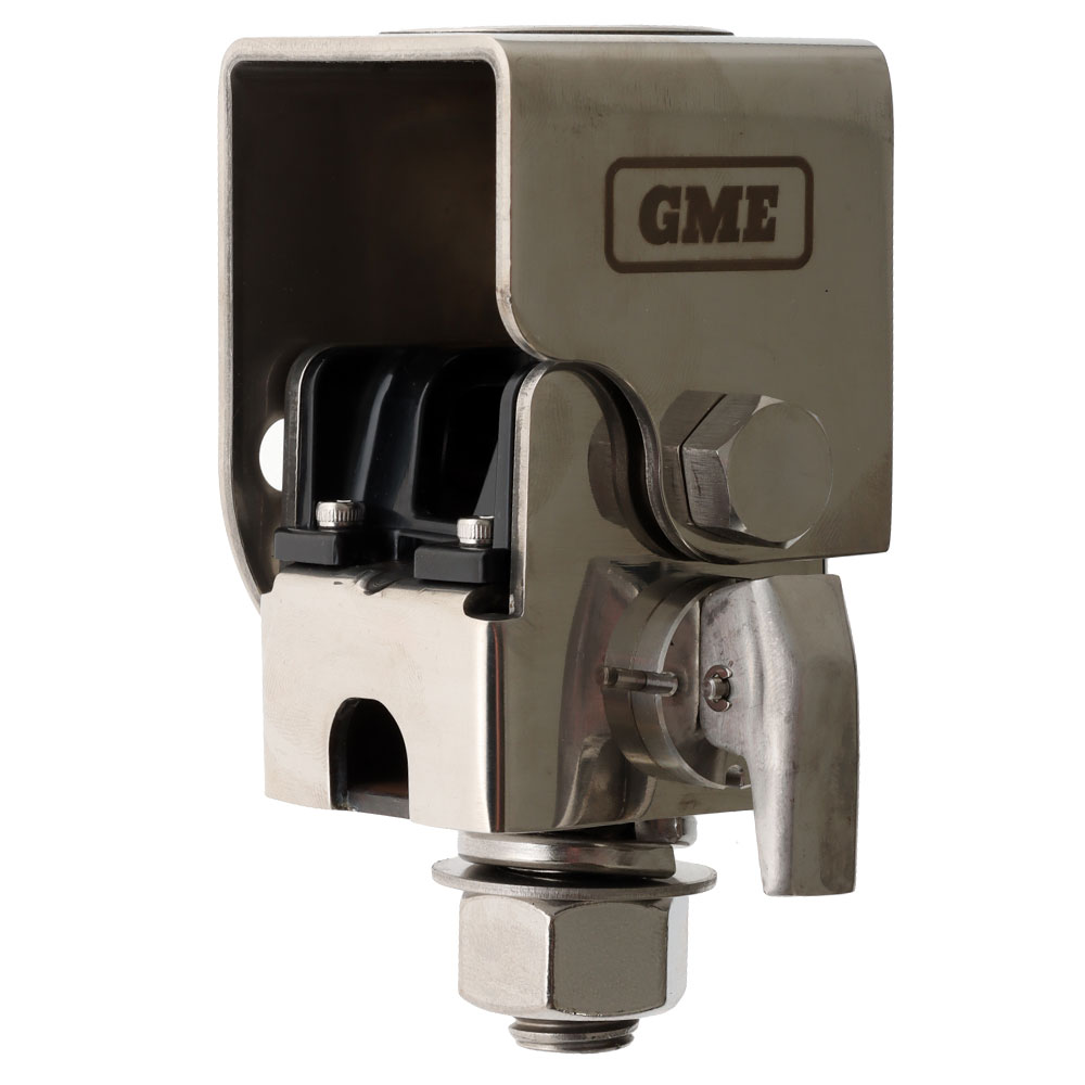 GME Stainless Fold-Down UHF CB Antenna Mount