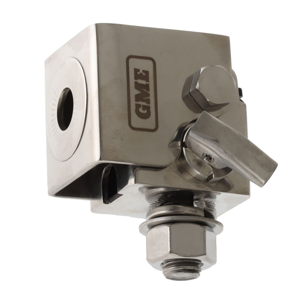 GME Stainless Fold-Down UHF CB Antenna Mount