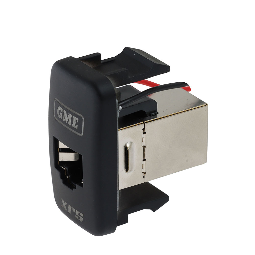 GME XRS-RJ45R2 RJ45 Pass-Through Adaptor Type 2 Red