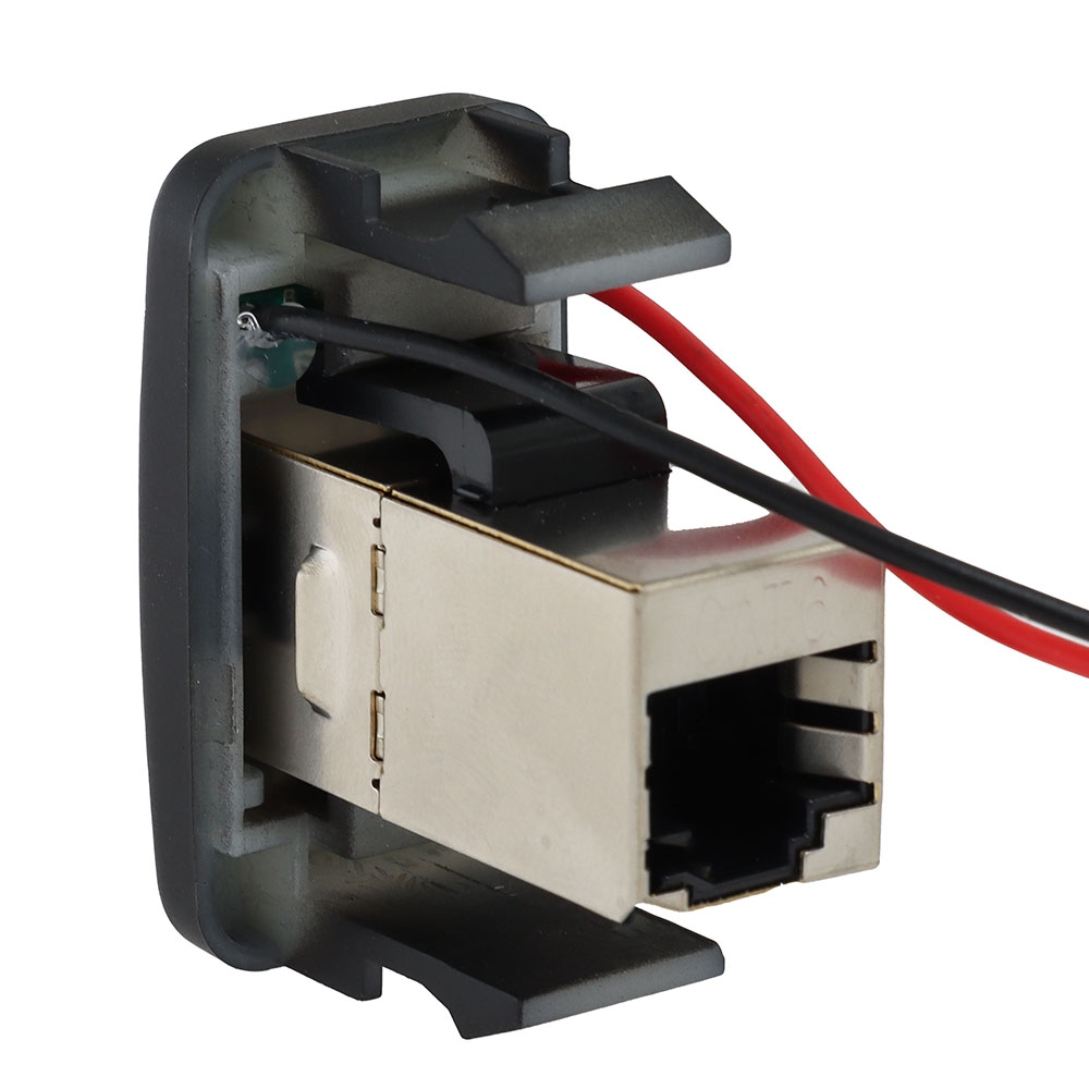 GME XRS-RJ45R2 RJ45 Pass-Through Adaptor Type 2 Red