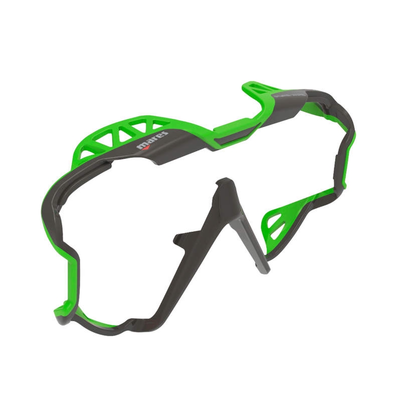 Mares Pure Wire Mask Frame Pack 2pc Grey/Lime