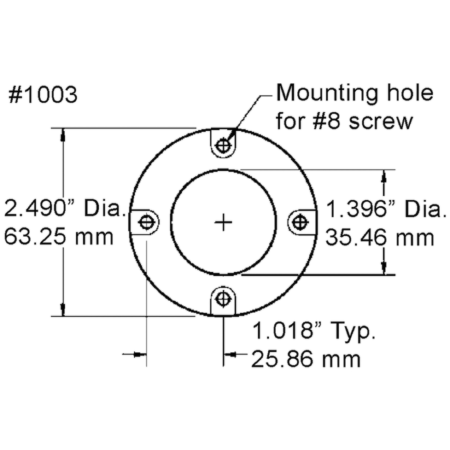 Blue Sea Cable Clam 1.40in Opening