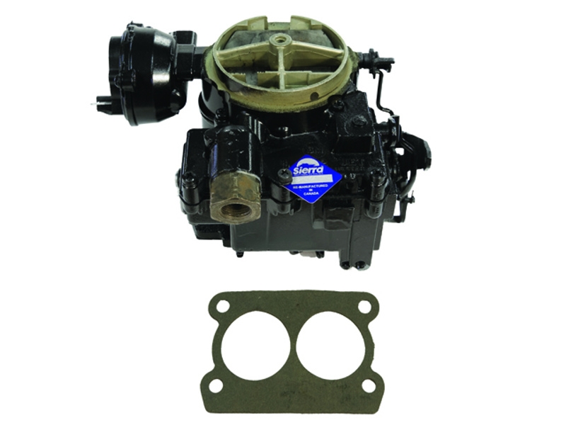 Sierra 18-7605-1 Remanufactured Marine Carburetor - 2 Barrel Rochester