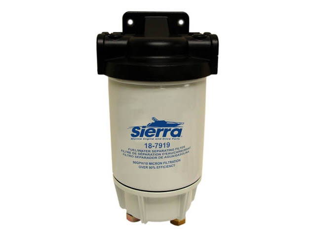 Sierra 18-7951 10 Micron Marine Fuel Filter Kit with Drain Bowl