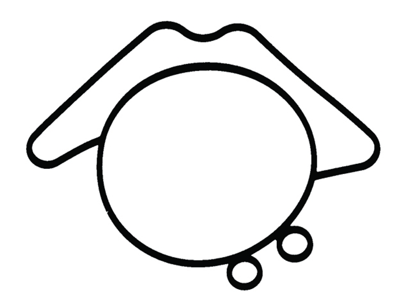 Sierra 18-8352 Marine Carburetor Mounting Seal for Johnson/Evinrude Outboard Motor