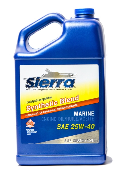 Sierra 18-9440CAT-4 25W-40 Synthetic Catalyst Oil 5 Quart