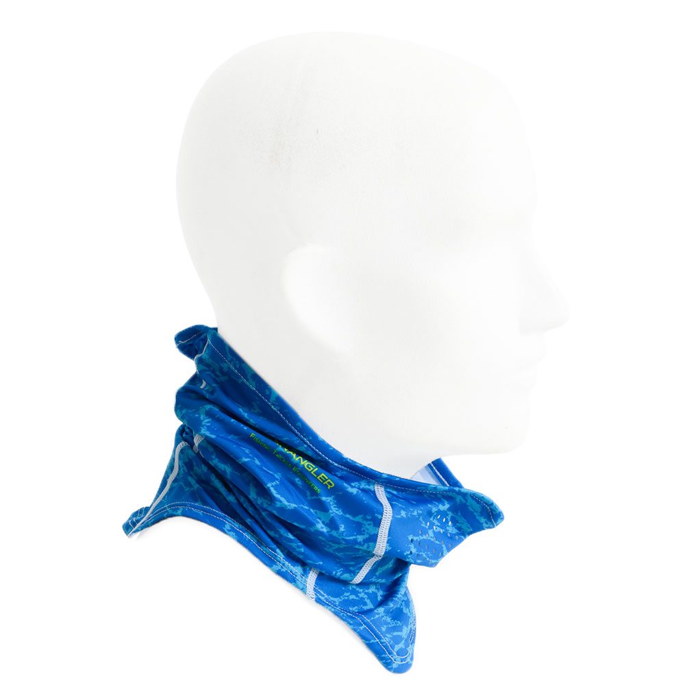 Ocean Angler UV-Protected Neck Gaiter with Breathing Holes Blue