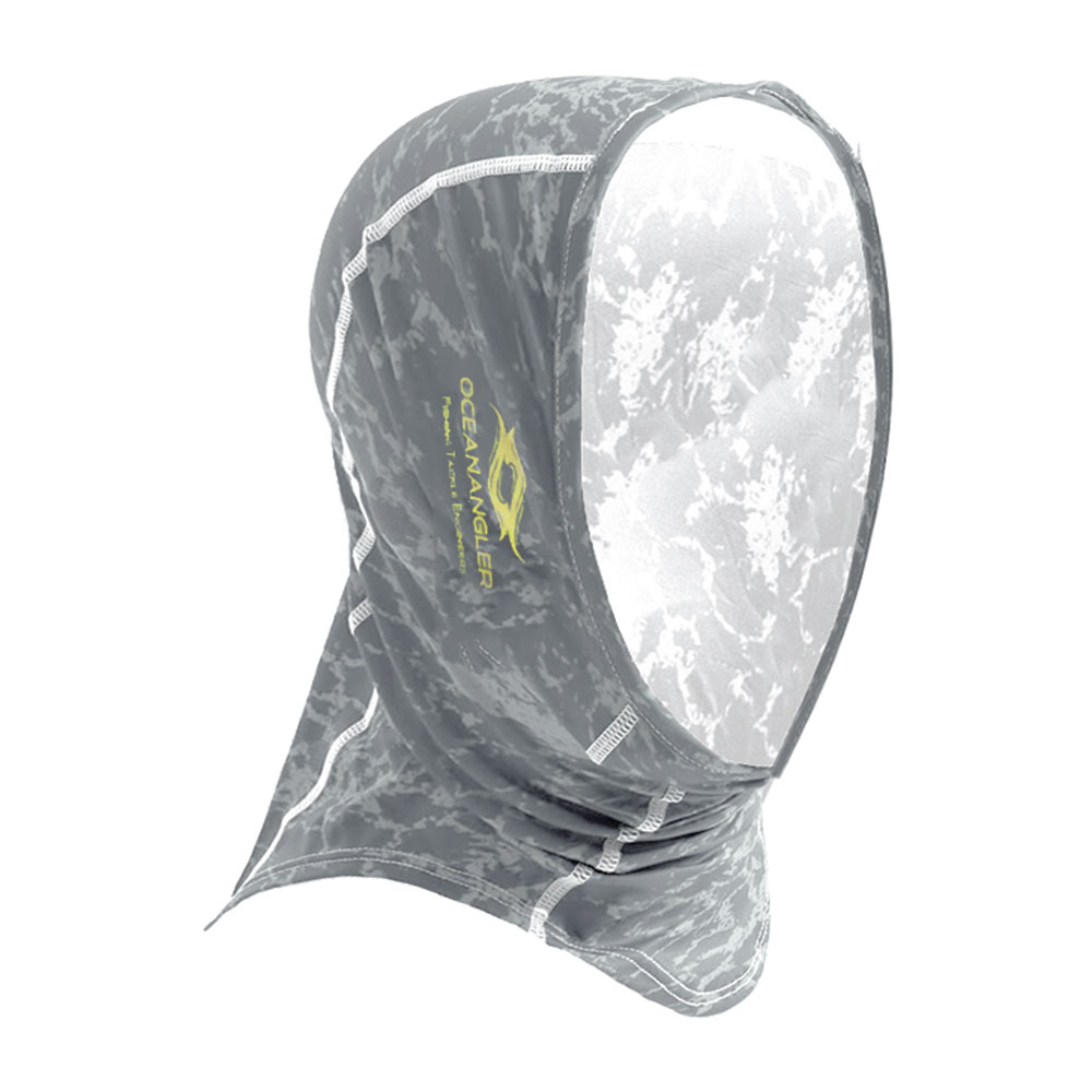 Ocean Angler UV-Protected Neck Gaiter with Breathing Holes Silver