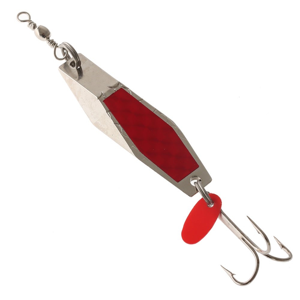 Kilwell Hex Wobbler Spinner Lure Red 40g Qty 1