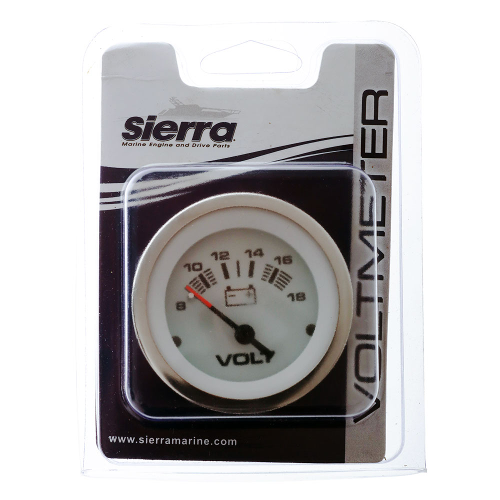 Sierra 65506P Lido Voltmeter 2in 8-18VDC