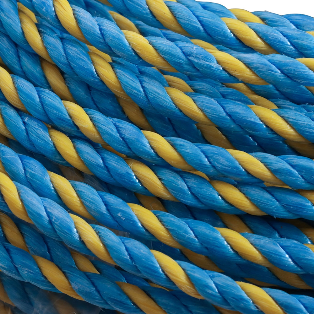 Donaghys Certified Telstra Rope 6mm Blue/Yellow Per Metre