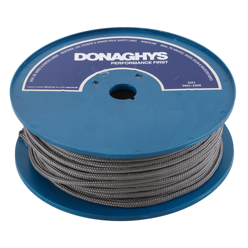 Donaghys Yachtmaster Brights Yacht Braid Rope - Per Metre 6mm Grey