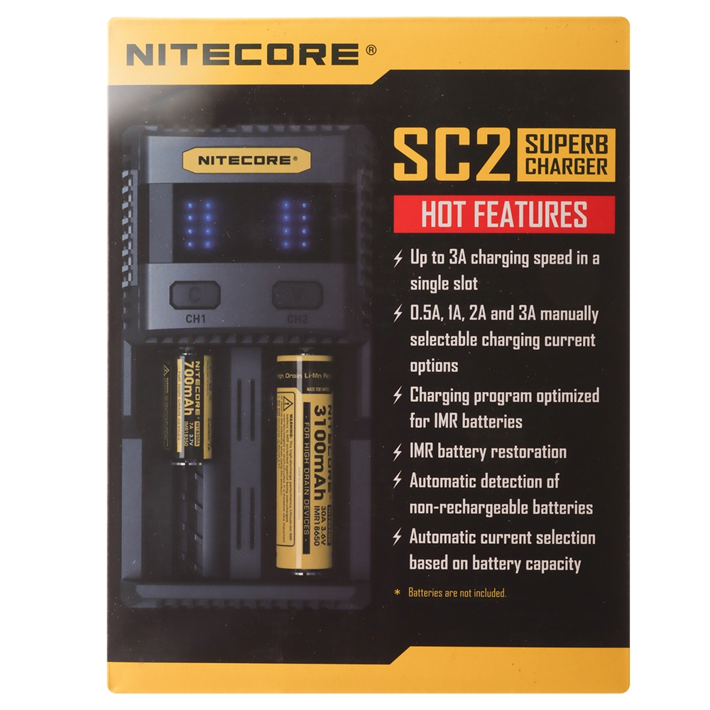 NITECORE SC2 Fast Universal Battery Charger