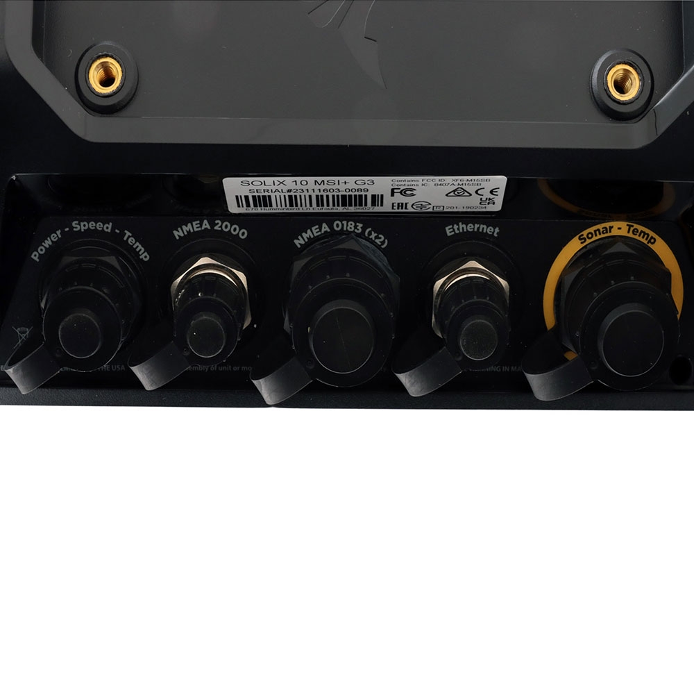 Humminbird SOLIX 10 CHIRP MSI G3 Fishfinder with Transducer - Missing gimbal mounting bracket