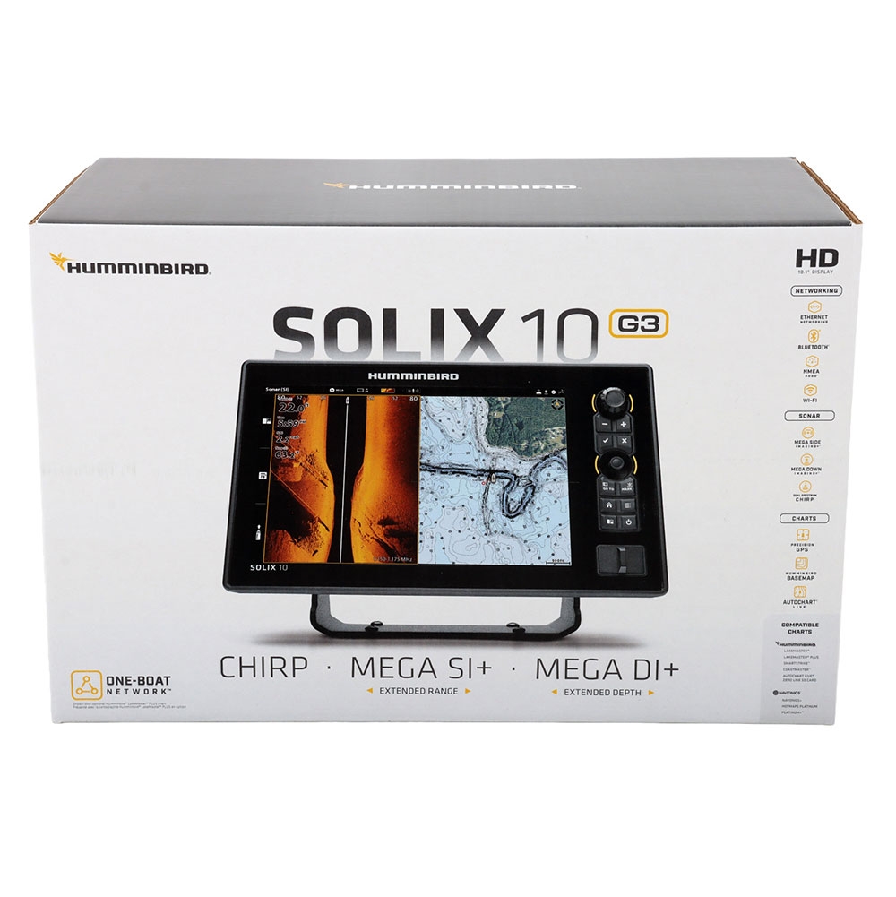 Humminbird SOLIX 10 CHIRP MSI G3 Fishfinder with Transducer - Missing gimbal mounting bracket