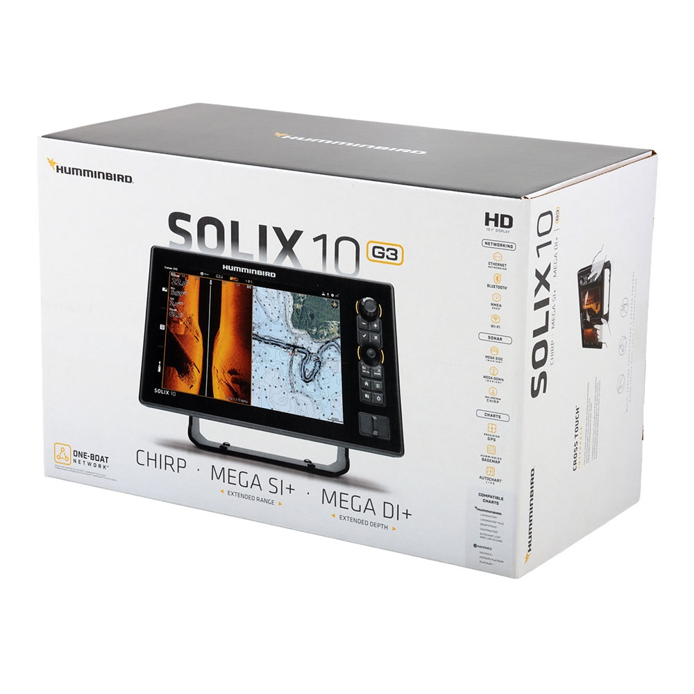 Humminbird SOLIX 10 CHIRP MSI G3 Fishfinder with Transducer - Missing gimbal mounting bracket