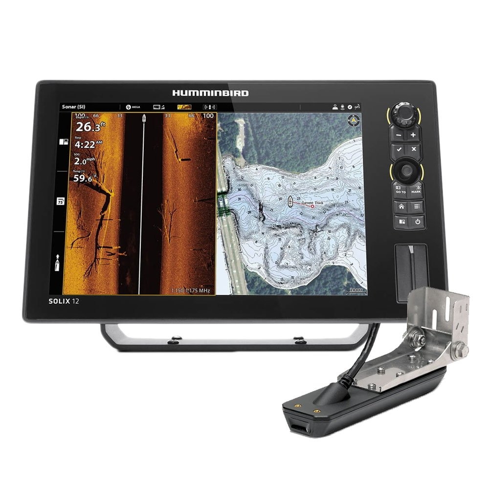 Humminbird SOLIX 12 CHIRP Mega G3 Fishfinder with Transducer