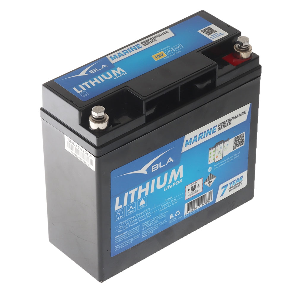 BLA Marine Performance LiFePO4 Lithium Battery 12V 20Ah Bluetooth