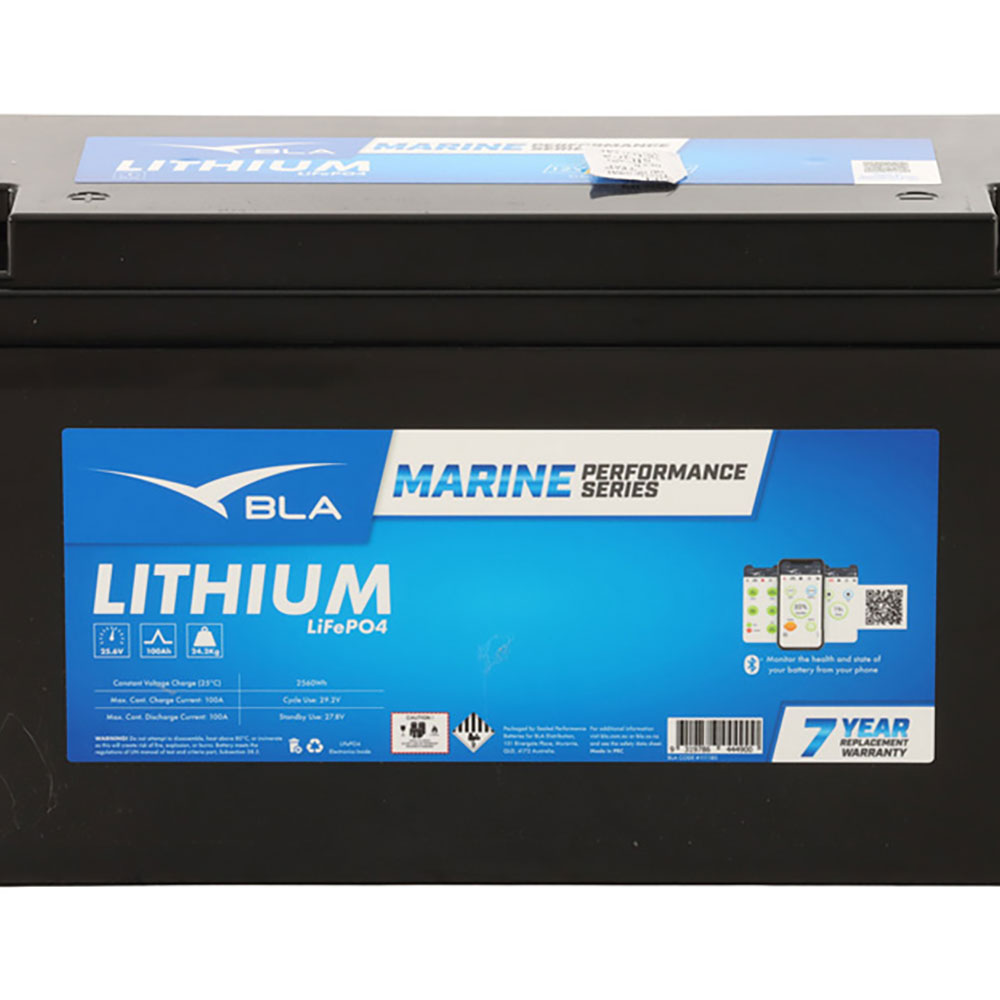 BLA Marine Performance LiFePO4 Lithium Battery 24V 100Ah Bluetooth