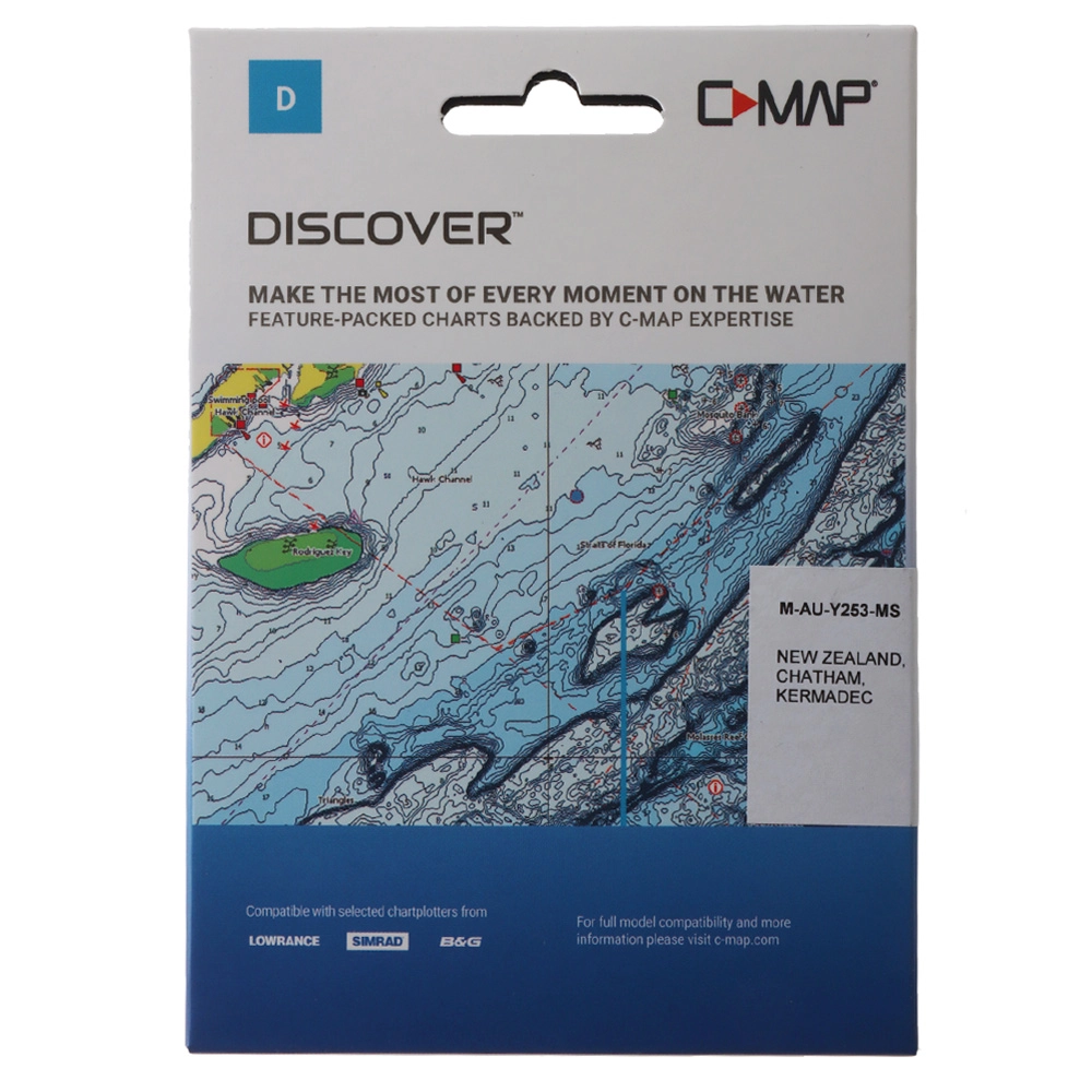 C-MAP Discover Chart Card NZ/Chatham/Kermandec SD/MSD C-MAP Discover Chart Card NZ/Chatham/Kermandec SD/MSD