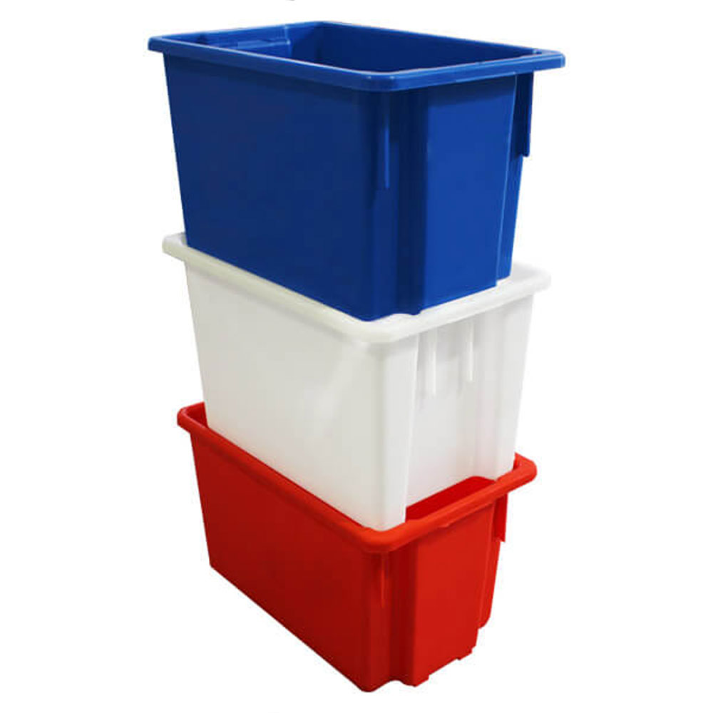 Richmond Food Grade Stackable Fish and Storage Bin 68L White