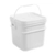 Richmond Square Plastic Bucket with Lid 10L