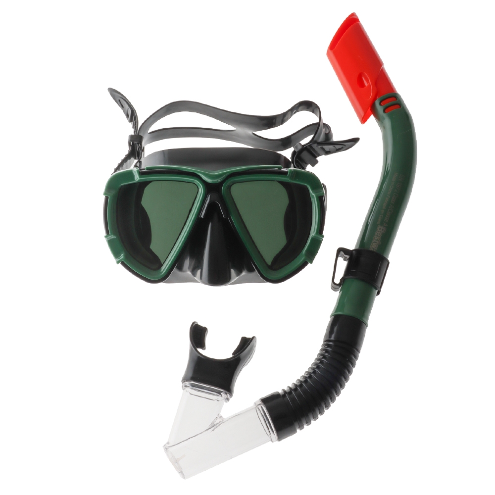 Hydro-Pro Dive Mira Mask and Snorkel Set Green
