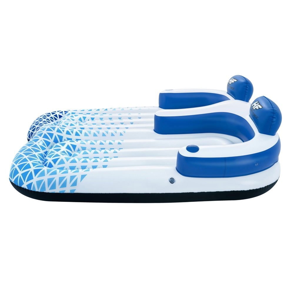 Hydro-Force Indigo Wave Double Lounge Pool Float 1.96 x 1.93m