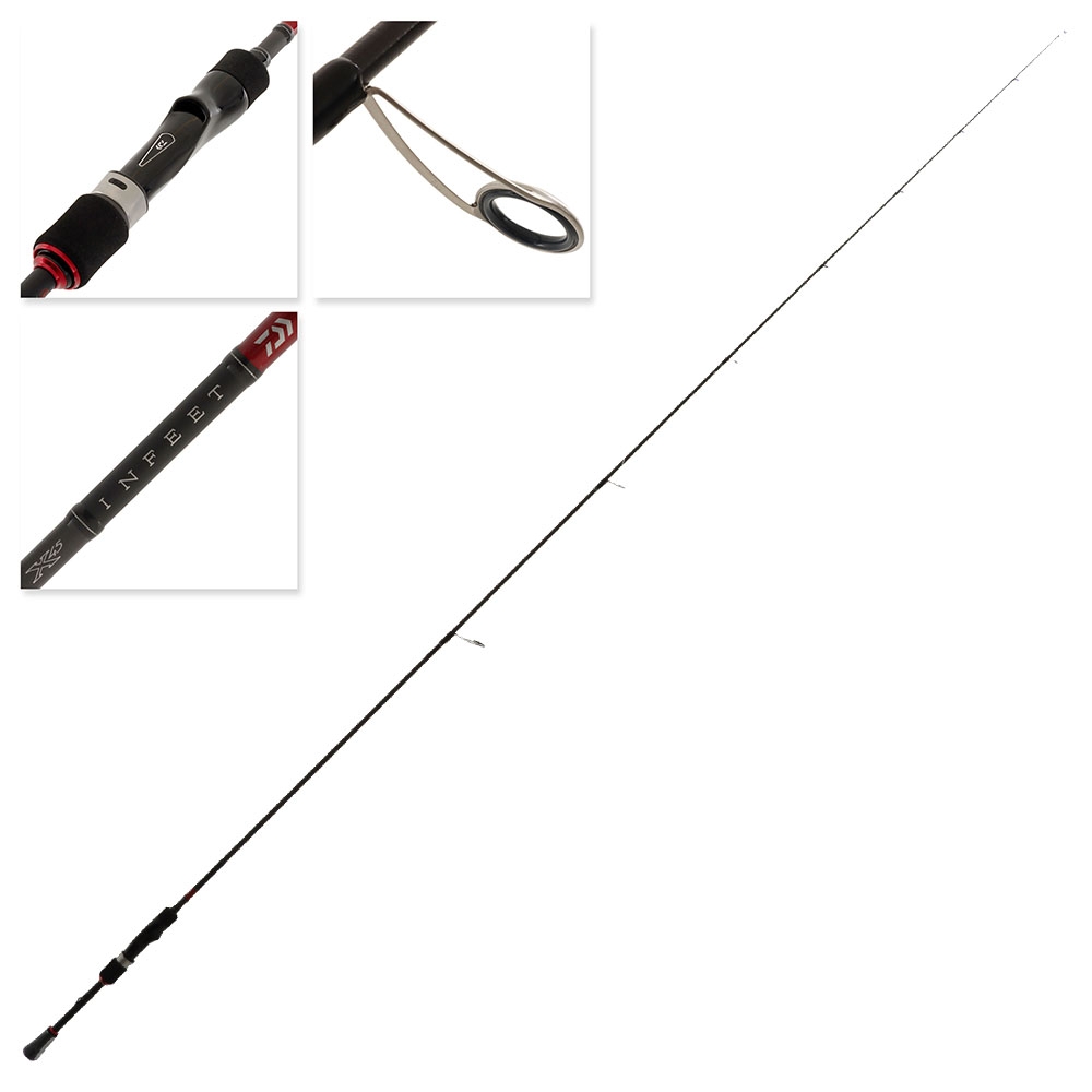 Daiwa 20 INFEET Light Spinning Travel Rod 7ft 3in 1-4kg 2pc