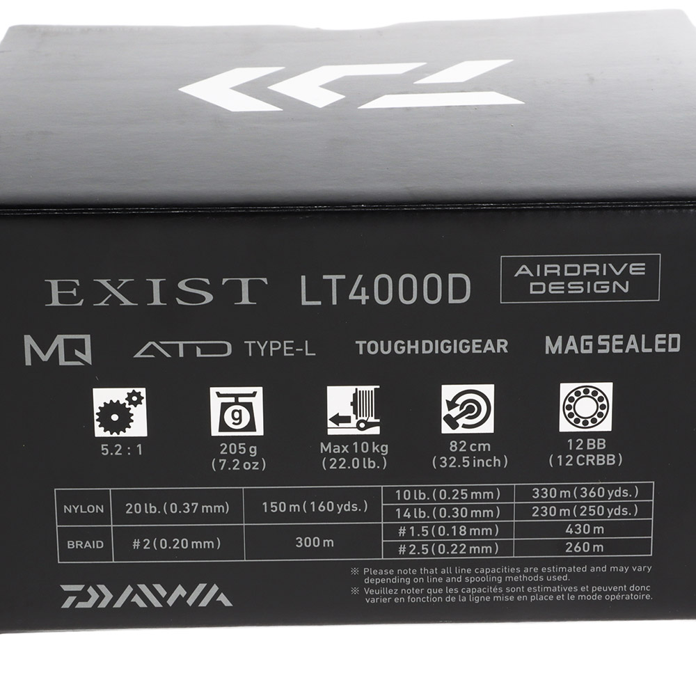 Daiwa 22 Exist LT4000D (G) Spinning Reel