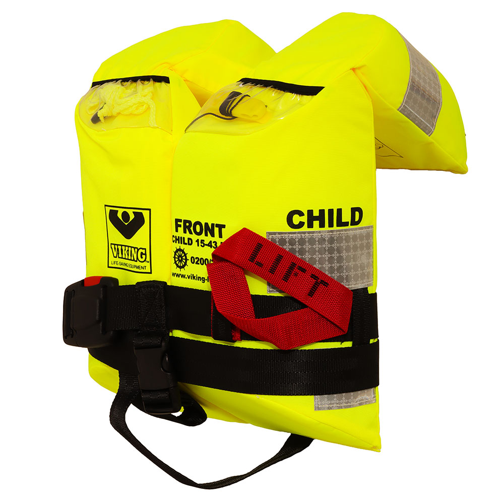 Viking YouSafe Ergo SOLAS 106N Child Life Jacket Hi-Vis Yellow