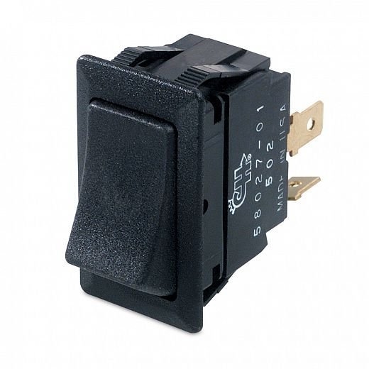 Hella Marine Heavy Duty Rocker Switch Off-On with Push-On Terminals