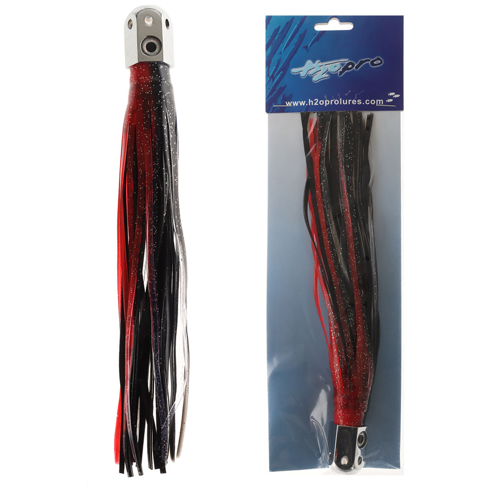 H2O Pro Heavy Hex Jet Marlin / Tuna Lure 25cm Red/Black
