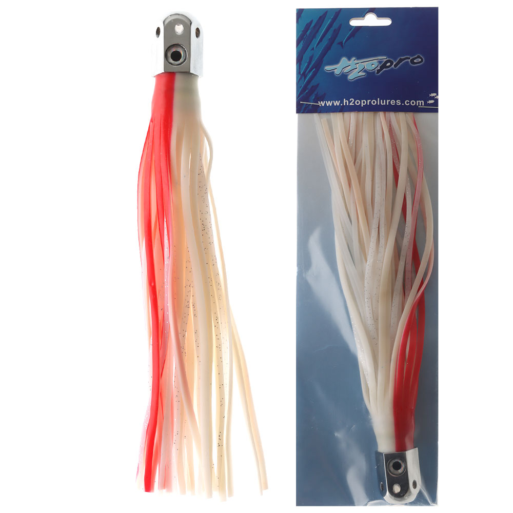 H2O Pro Heavy Hex Jet Marlin / Tuna Lure 25cm Red/White