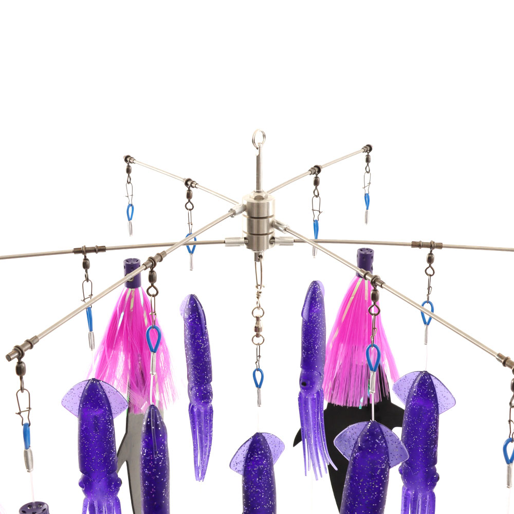 H2O Pro Island Express Collapsible Dredge 24in Purple Flash