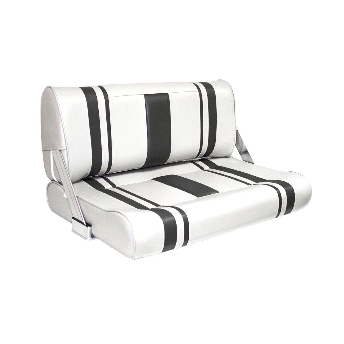 BLA Double Flip Back Seat White/Charcoal