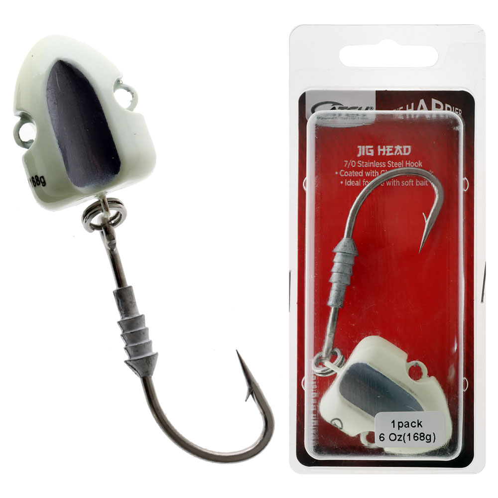 Catch Harrier Elevator Jig Heads 6oz 7/0 Qty 1