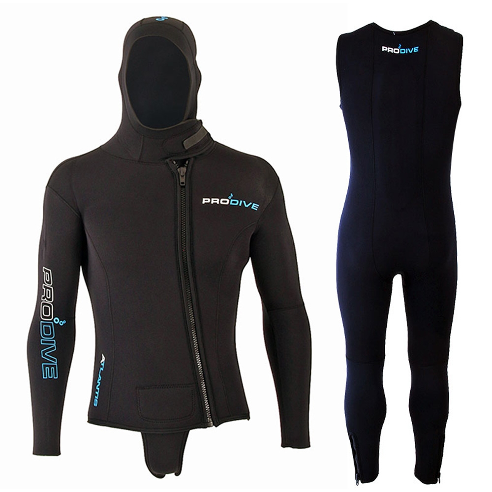 Pro-Dive Atlantis Neoprene Long John Mens 2-Piece Wetsuit 7mm