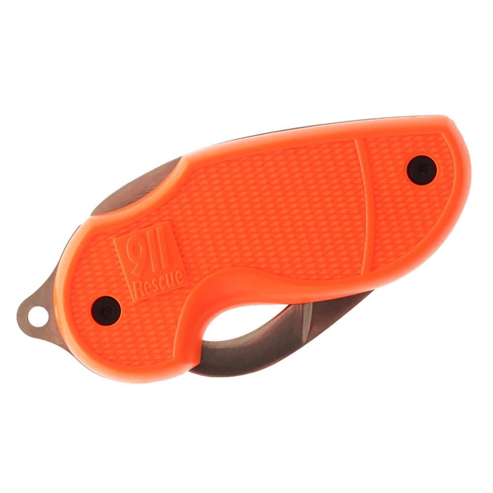 Pacific Cutlery Rescue 911 Knife with Sheath 7cm Orange