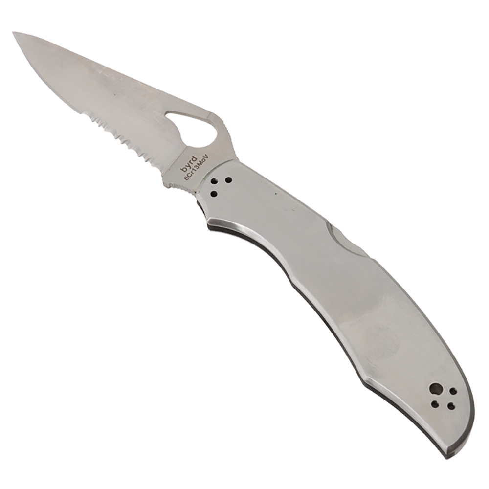 Spyderco Cara Cara 2 Stainless Combo Blade Pocket Knife 9.5cm