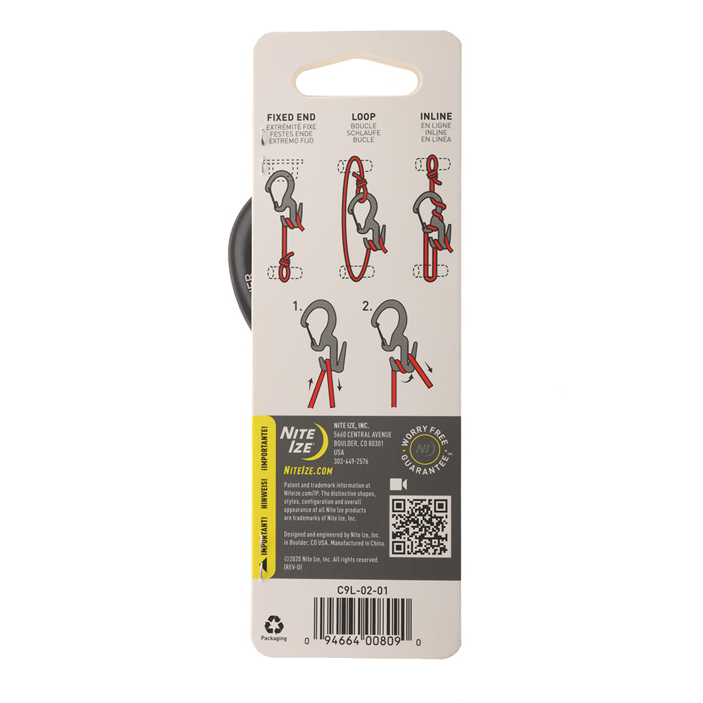 Nite Ize Figure 9 Carabiner Rope Tightener Large
