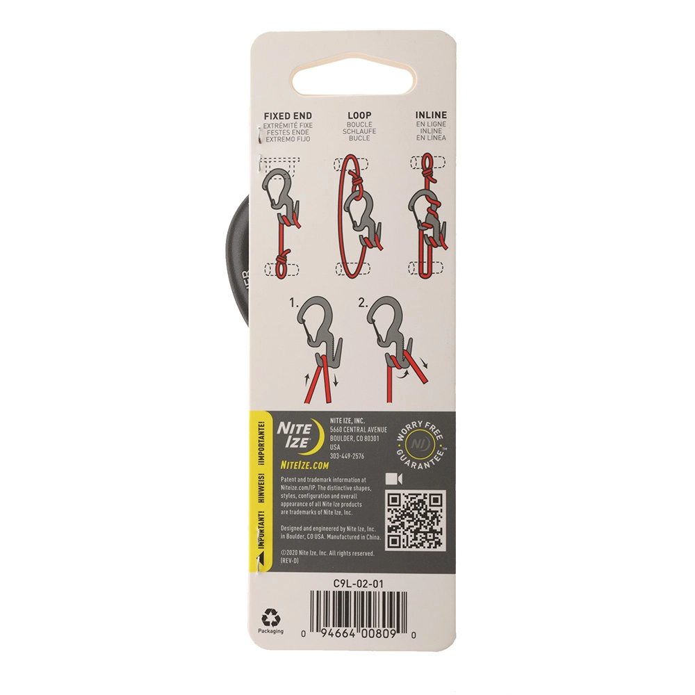 Nite Ize Figure 9 Carabiner Rope Tightener Large Nite Ize Figure 9 Carabiner Rope Tightener Large