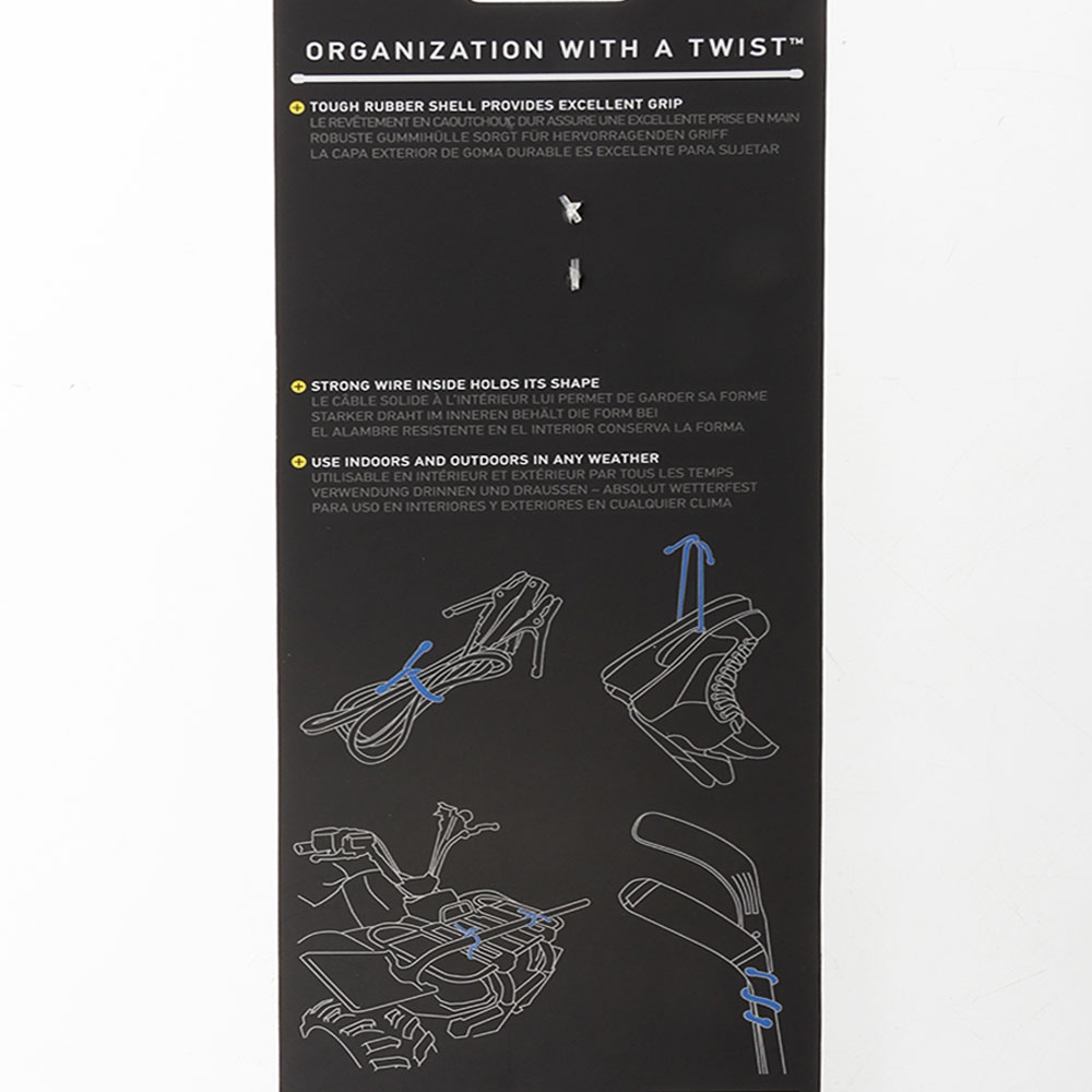 Nite Ize Gear Tie Reusable Rubber Twist Tie 60.9cm Bright Orange Qty 2