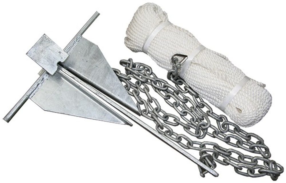 Anchor Kit 2.7kg with 50m Rope and 2m Chain
