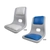 BLA First Mate Upholstered Pad Seat Grey